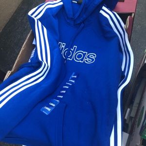 Adidas 3-STRIPES PULLOVER HOODIE L